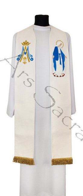 Gothic stole "Our Lady of Grace" SH23-B