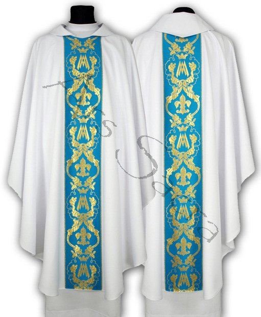 Marian Gothic Chasuble 081-BN