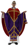 Conical Chasuble of St. Thomas Becket style C074-FC25