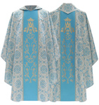 Chasuble gothique mariale  085-N14
