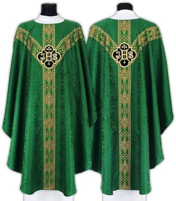 Chasuble semi-gothique "IHS" GY209-Z25