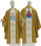 Gothic Chasuble "The United Hearts of Jesus and Mary" 735-G16